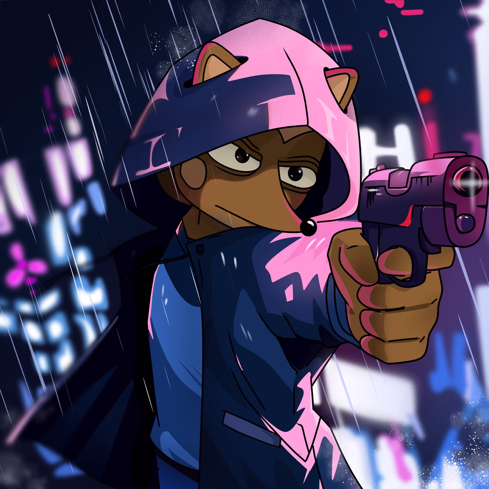 Hege Character GIF CyberPunk - HegeCoin